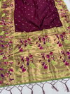 Kp 005 Soft Silk Paithani Silk Zari Worked Saree Collection